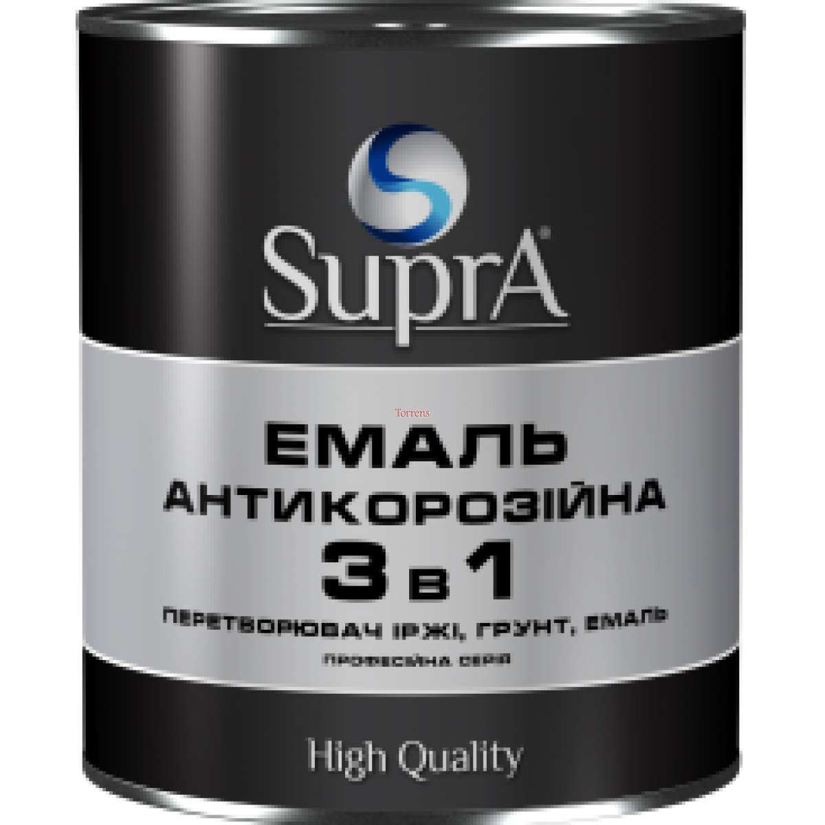 Грунт-эмаль 3 в 1 Белая алкидно-уретановая "Supra" 2,5 кг