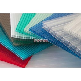 Сотовый поликарбонат цветной, 8мм (КОЛИБРИ)