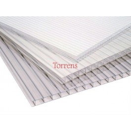 Сотовый поликарбонат прозрачный, 8мм (Polygal)